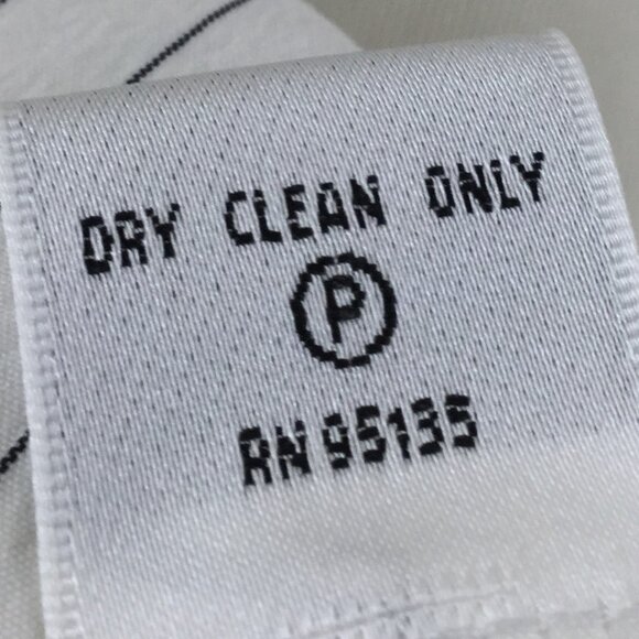 LaFayette 148 New York Button Up Striped Top 10 - Picture 8 of 8